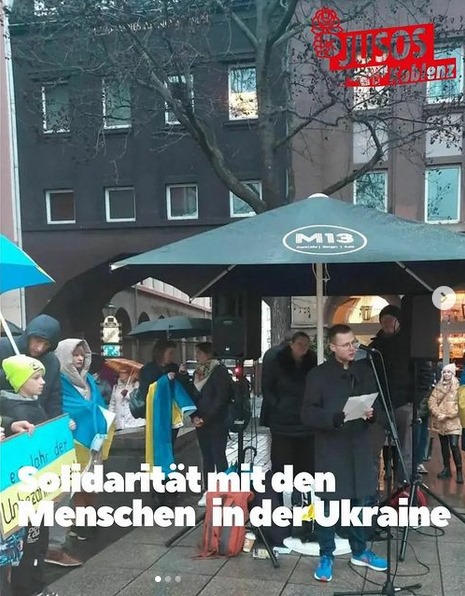 Solidarität mit den Menschen in der Ukraine 1 Jahrestag